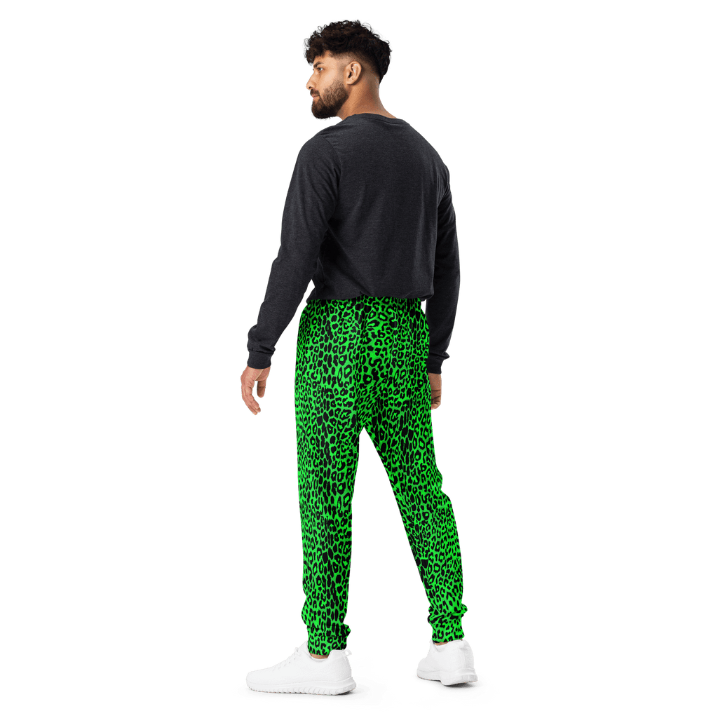 Lime Leopard Unisex Joggers by Goth Cloth Co.
