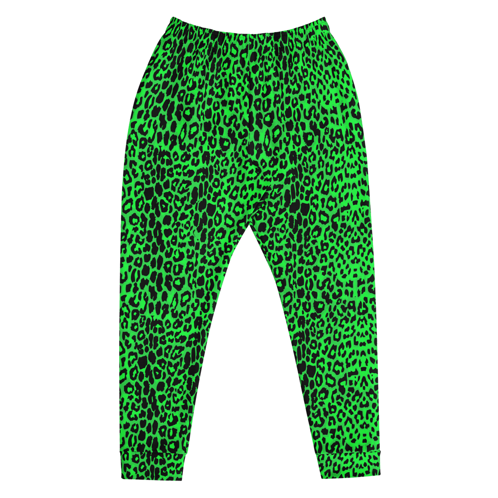 Lime Leopard Unisex Joggers by Goth Cloth Co.