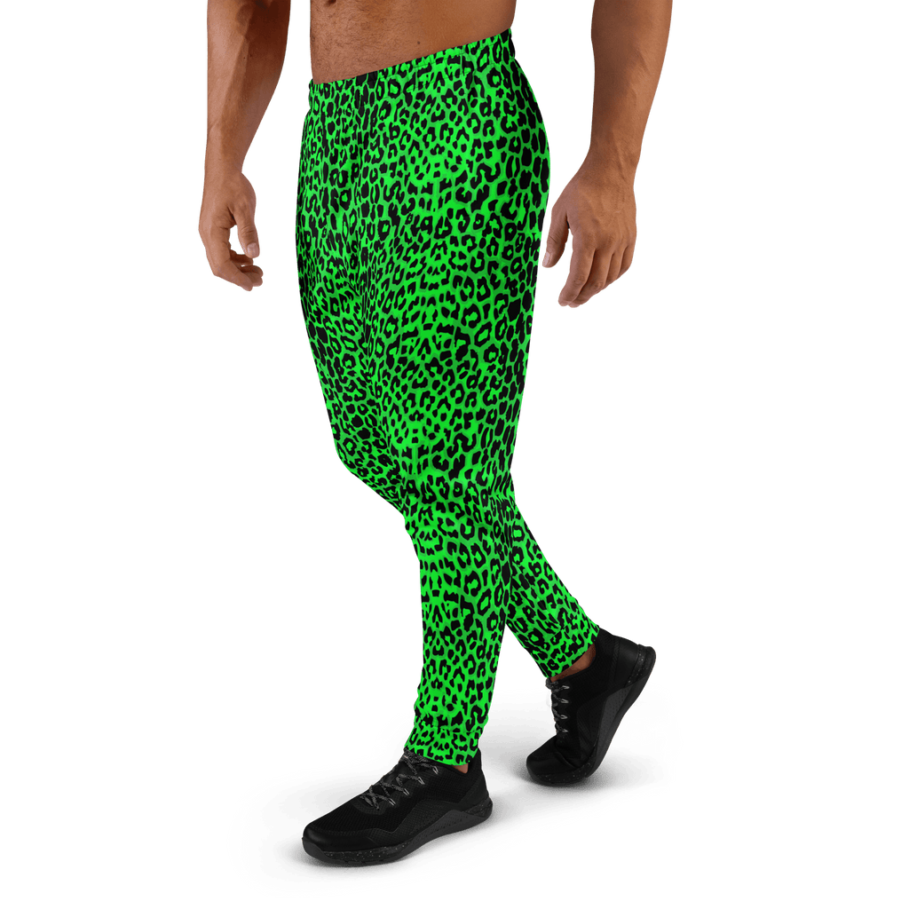 Lime Leopard Unisex Joggers by Goth Cloth Co.