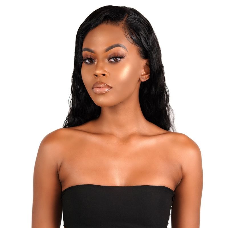 Loose Wave 13x4 Transparent Lace Front Human Hair Wig by Private Label