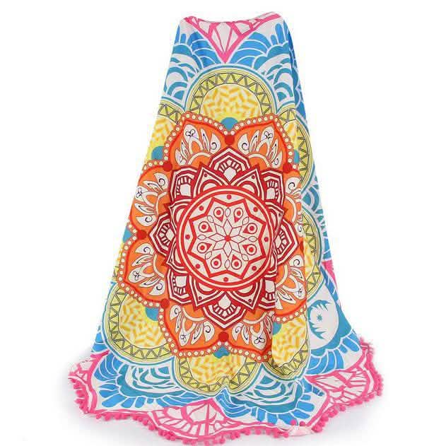 Lotus Flower Beach Throw by DailySale