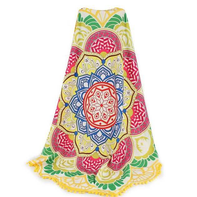 Lotus Flower Beach Throw by DailySale