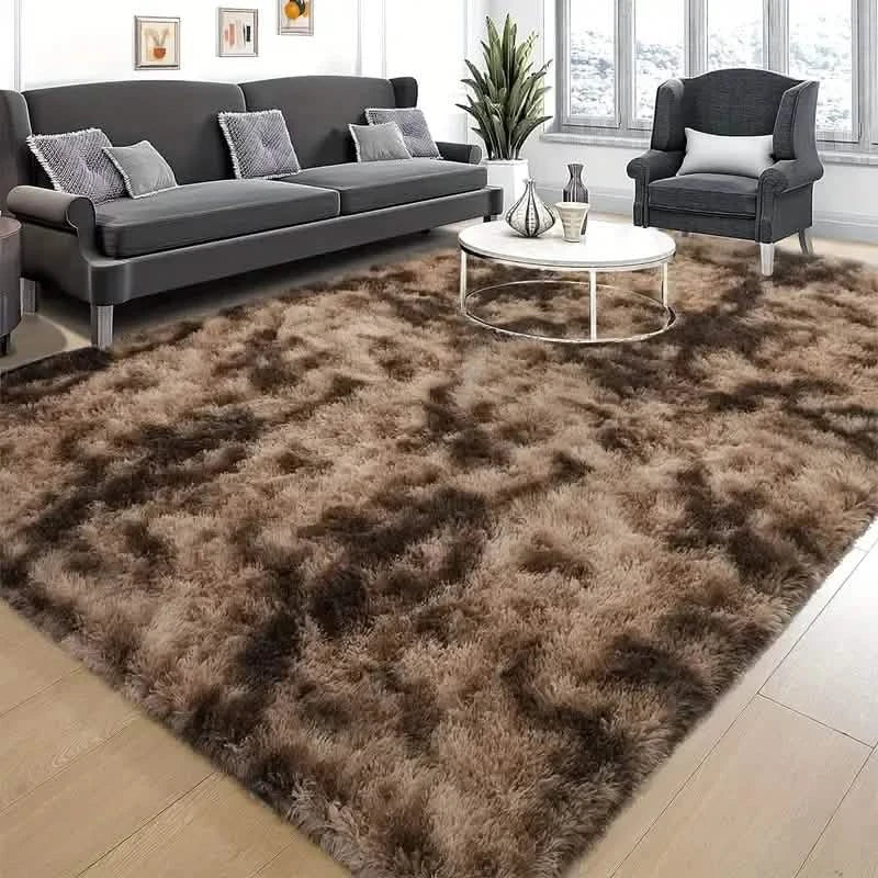 Luxurious Velvet Rectangular Shaggy Plush Carpet Rug by DailySale