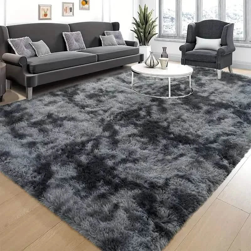 Luxurious Velvet Rectangular Shaggy Plush Carpet Rug by DailySale