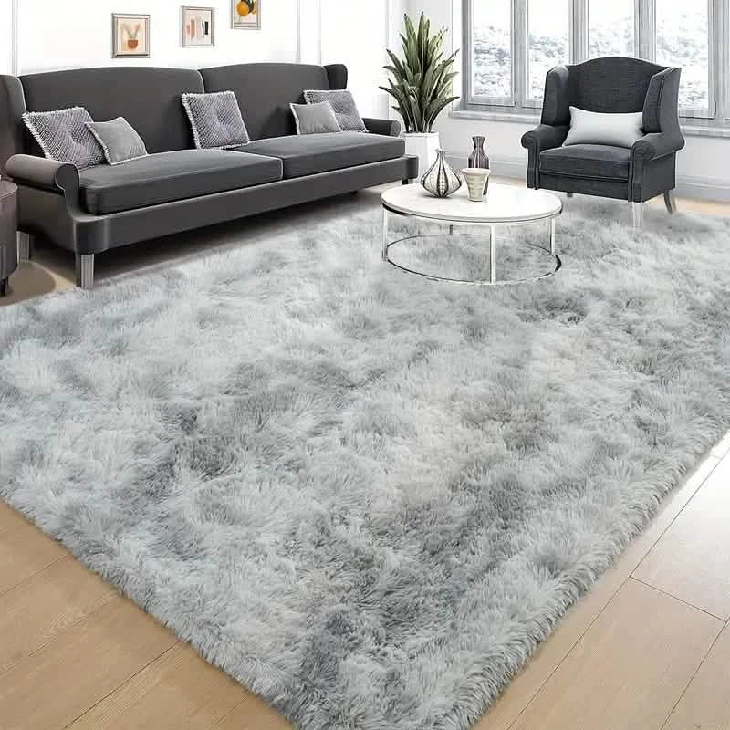 Luxurious Velvet Rectangular Shaggy Plush Carpet Rug by DailySale