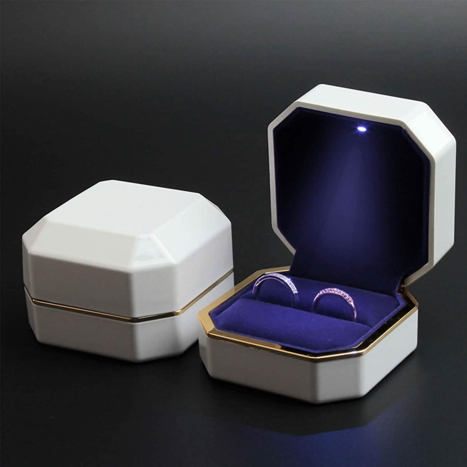 Luxury Ring Box with LED Light by DailySale