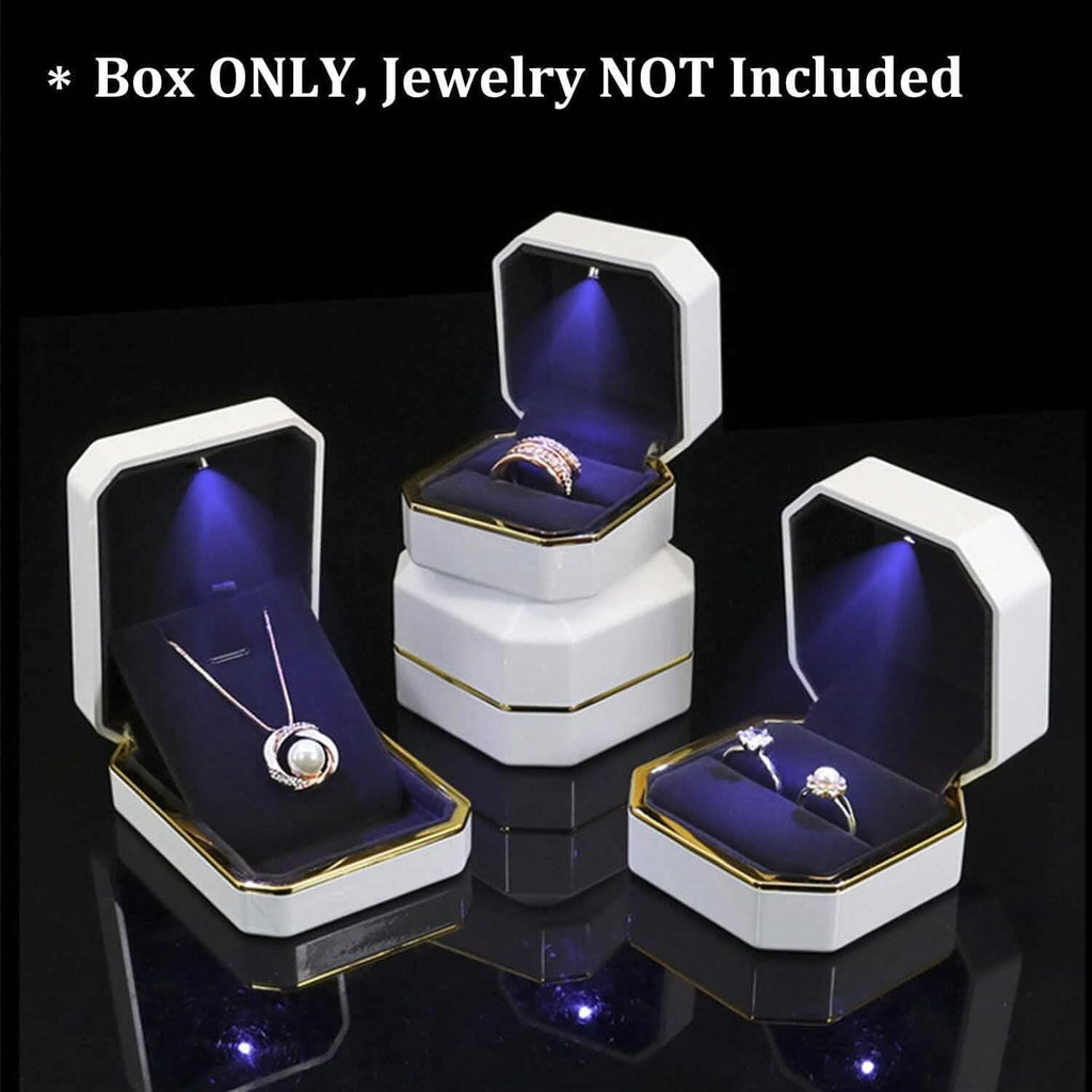 Luxury Ring Box with LED Light by DailySale