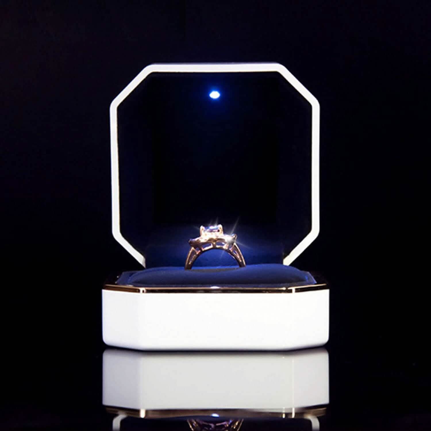 Luxury Ring Box with LED Light by DailySale