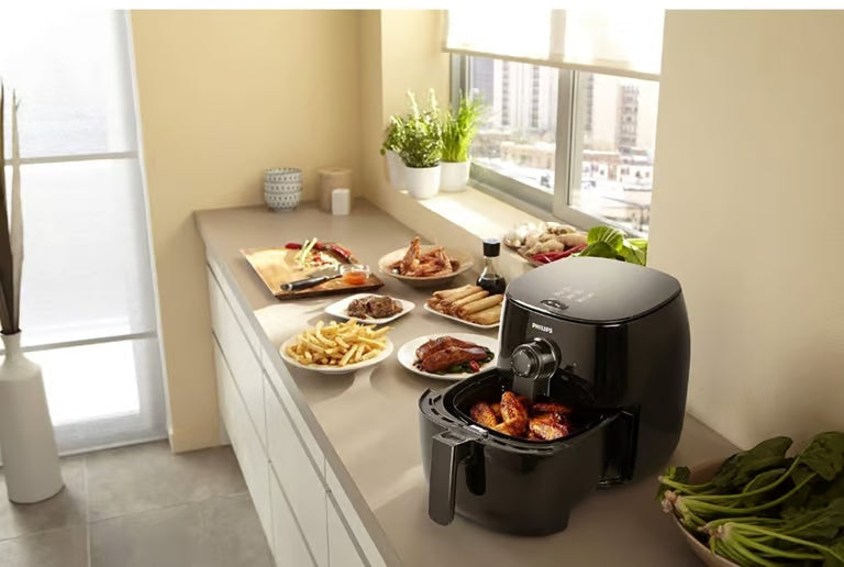 Philips Viva Collection TurboStar Airfryer, Black (HD9621/96) (Refurbished) by DailySale