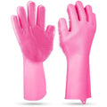 Magic Silicone Brush Dishwashing Gloves by DailySale
