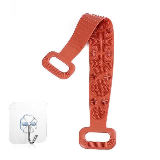 Magic Silicone Brush with Self-Adhesive Hook Bath Towel by DailySale