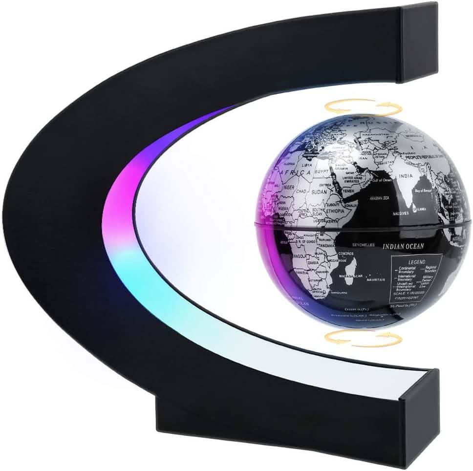 Magnetic Levitation Globe with LED Light by DailySale