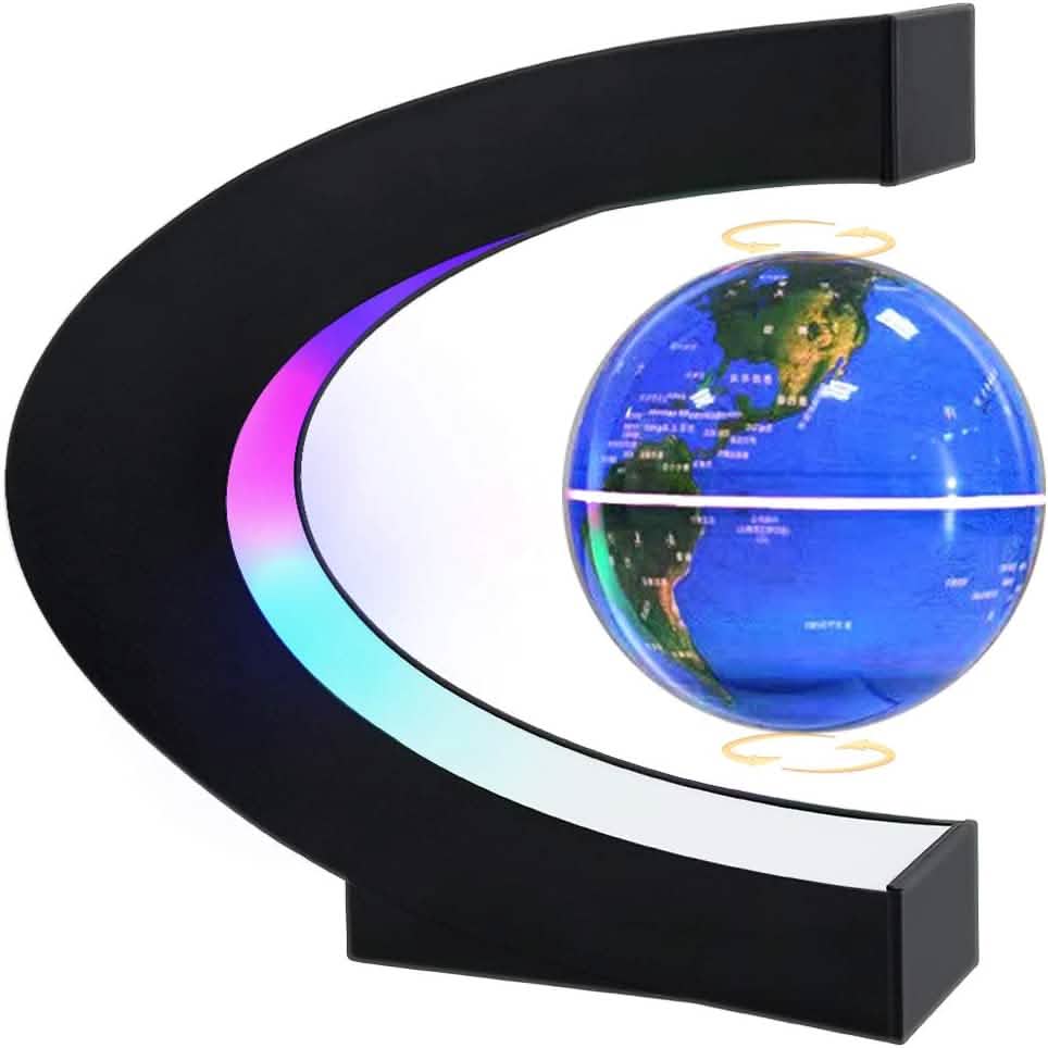 Magnetic Levitation Globe with LED Light by DailySale