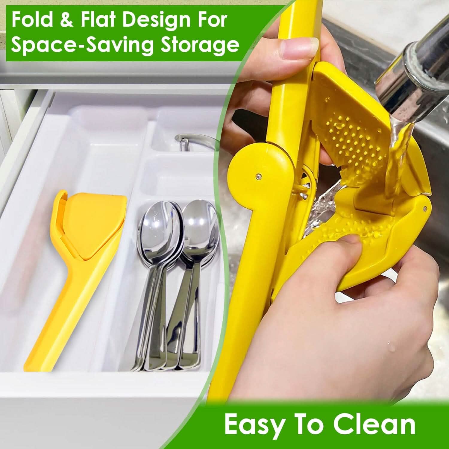 Manual Lemon Squeezer Fold Flat Design by DailySale