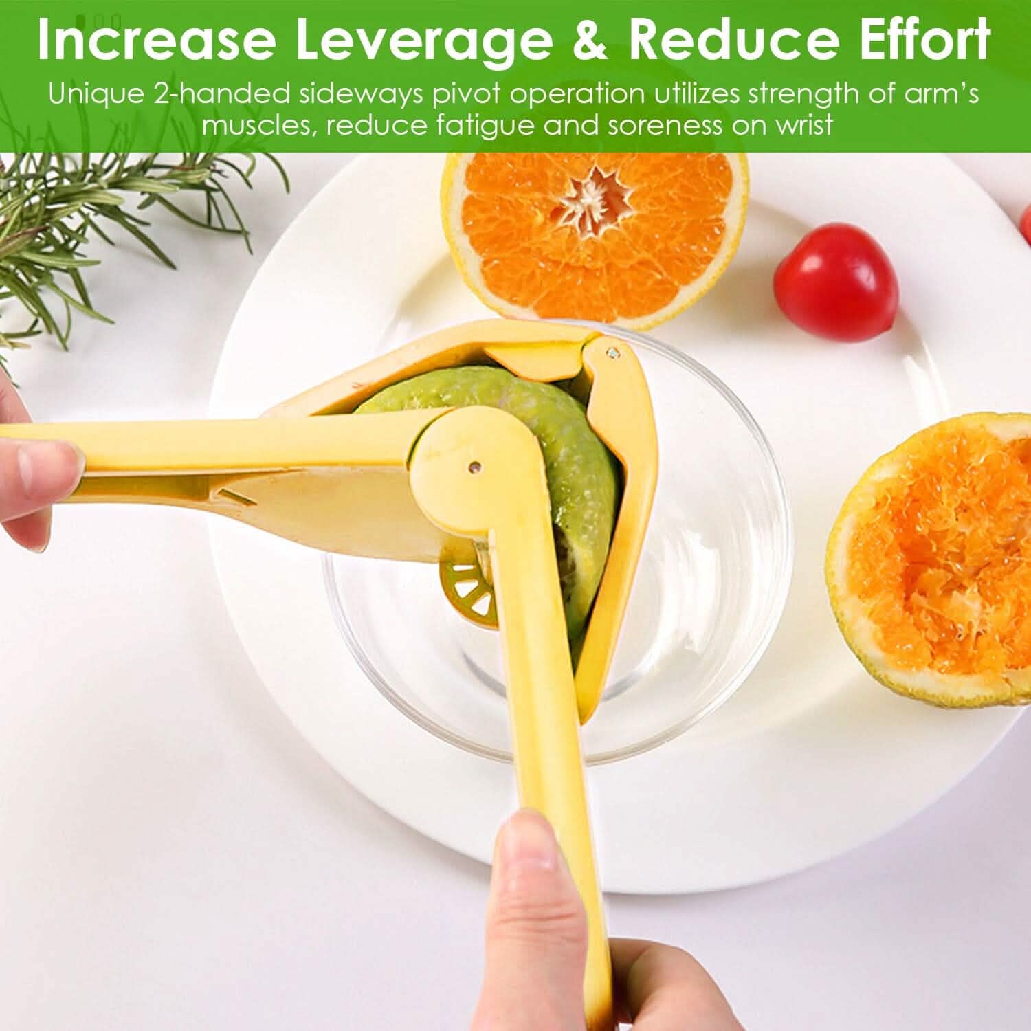 Manual Lemon Squeezer Fold Flat Design by DailySale