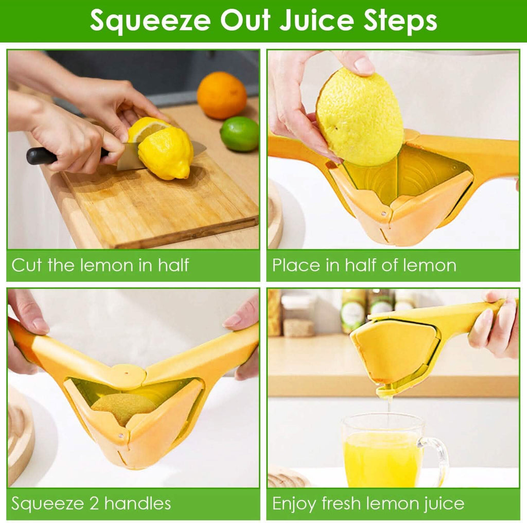 Manual Lemon Squeezer Fold Flat Design by DailySale