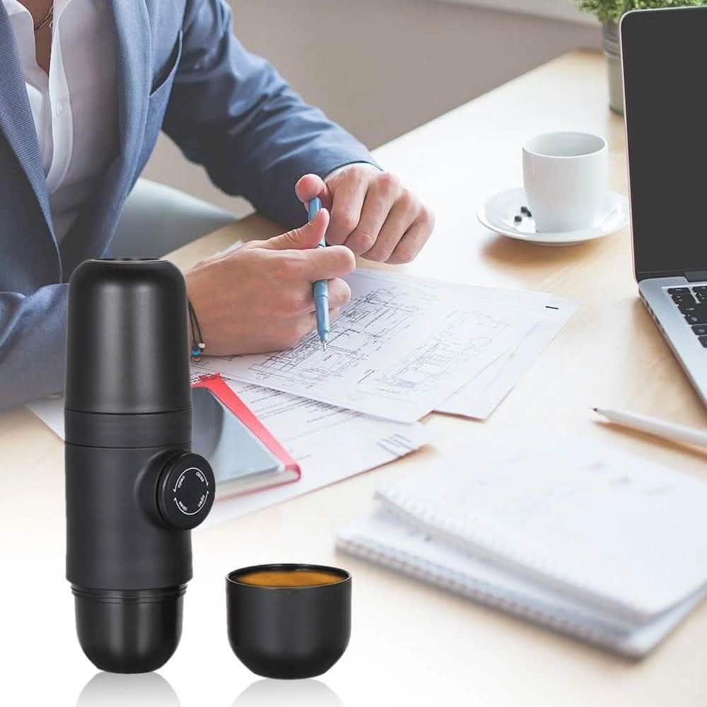 Manually Operated Portable Coffee Maker Espresso Machine by DailySale