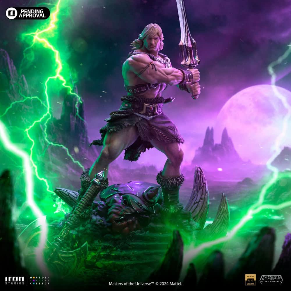 Statue He-Man Unleashed - Masters of the Universe - Art Scale 1/10 - Iron Studios - Goddess Imports Marketplace