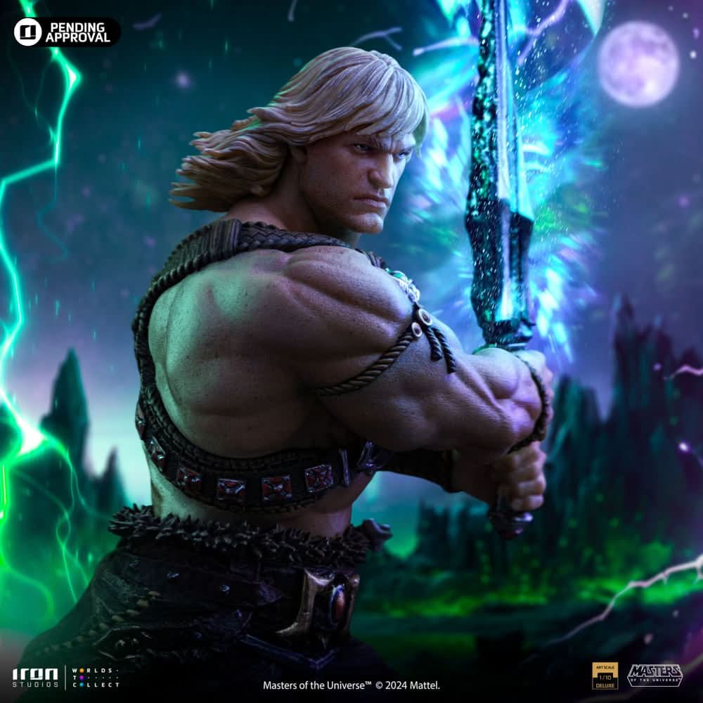 Statue He-Man Unleashed - Masters of the Universe - Art Scale 1/10 - Iron Studios - Goddess Imports Marketplace
