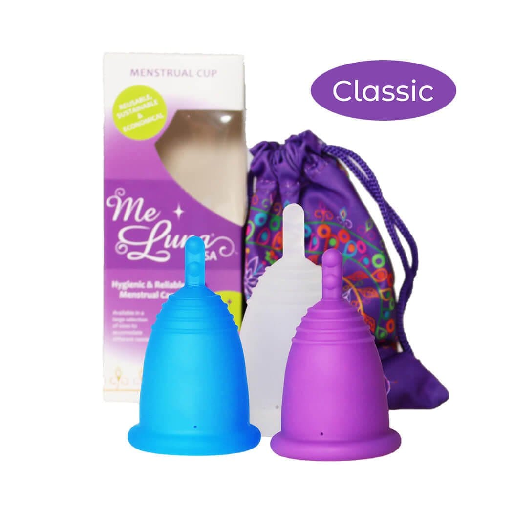 Small MeLuna Menstrual Cup for Teens, Stem Me Luna