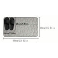 Memory Foam Bath Rug with Cobblestone Embossment by DailySale