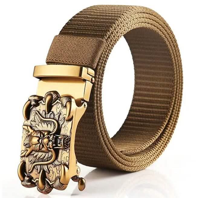 Men's Belt Faux Leather Tactical Belt by DailySale