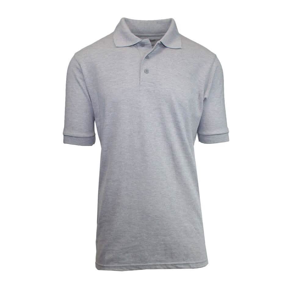 Men's Short-Sleeve Pique Polo Shirts - Assorted Colors and Sizes by DailySale