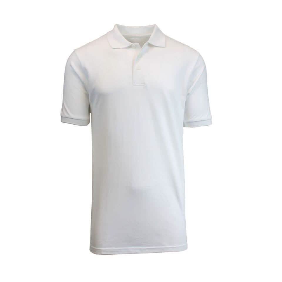 Men's Short-Sleeve Pique Polo Shirts - Assorted Colors and Sizes by DailySale