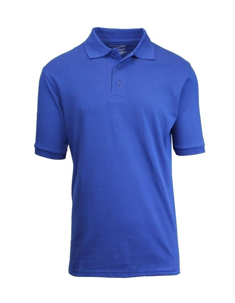 Men's Short-Sleeve Pique Polo Shirts - Assorted Colors and Sizes by DailySale