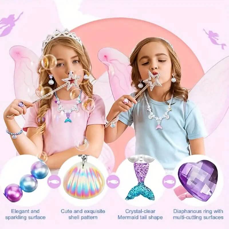 Mermaid-Themed Jewelry Set for Youngsters by DailySale
