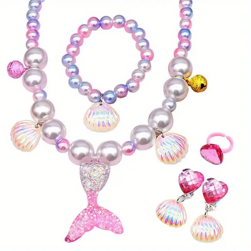 Mermaid-Themed Jewelry Set for Youngsters by DailySale