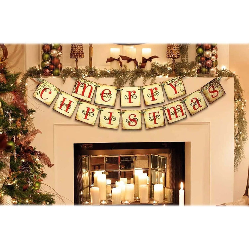 Merry Christmas Banner Home Decor by DailySale