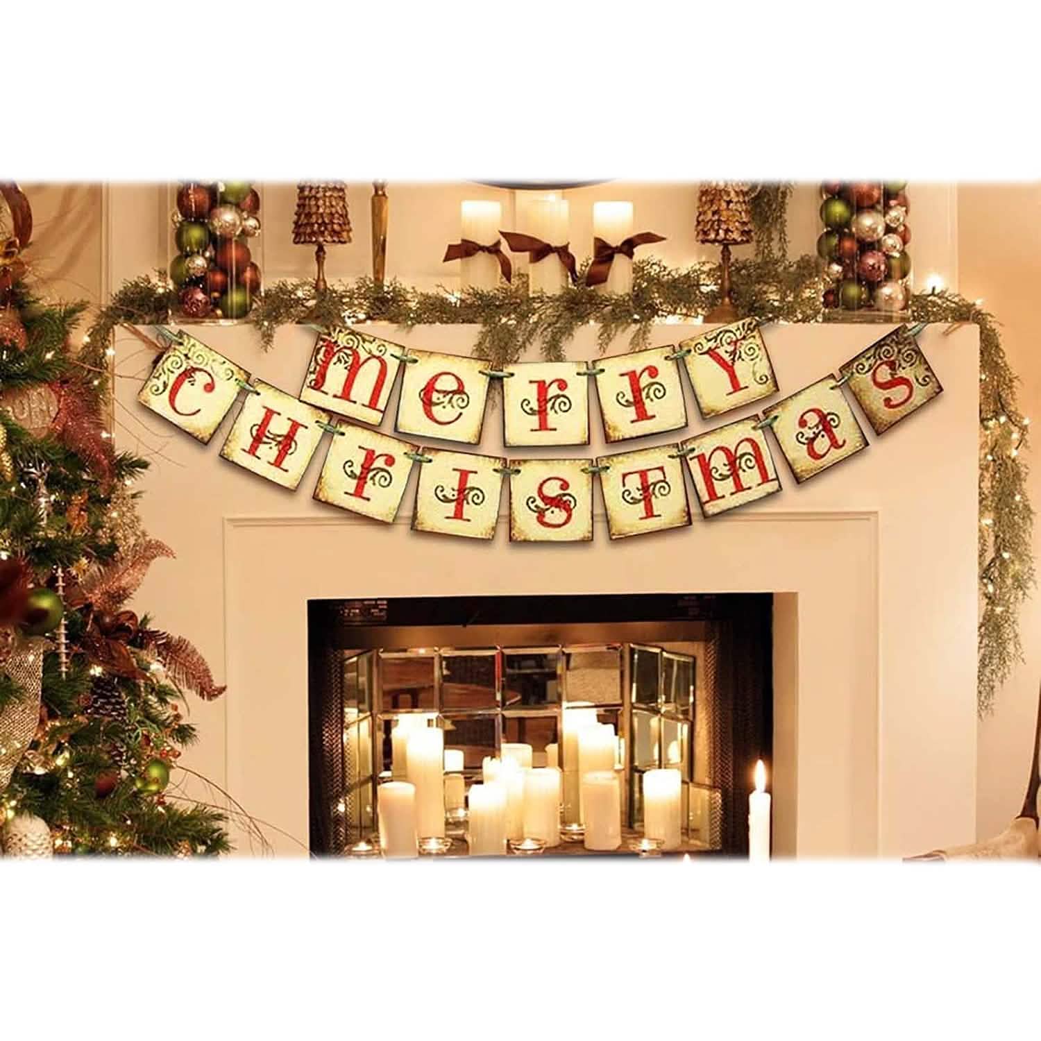 Merry Christmas Banner Home Decor by DailySale