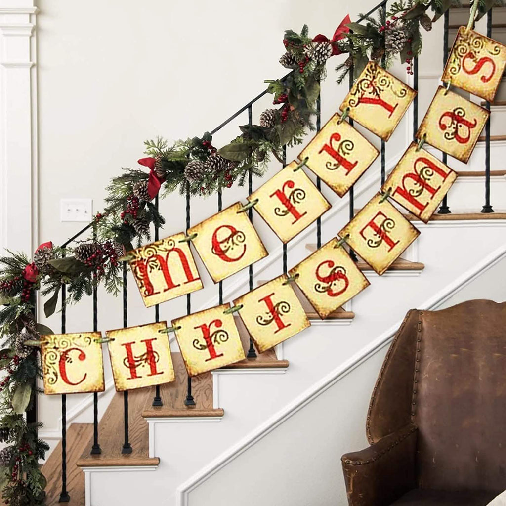 Merry Christmas Banner Home Decor by DailySale