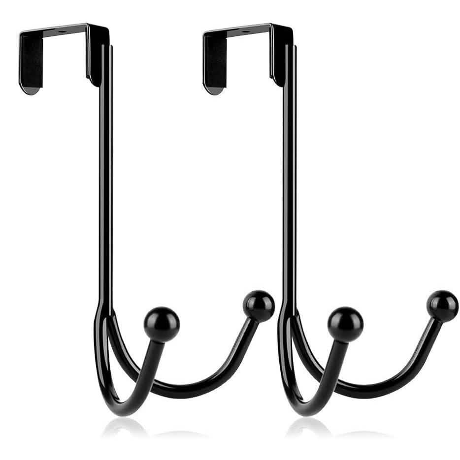 Metal Double Hanging Storage Hooks on Doors by DailySale