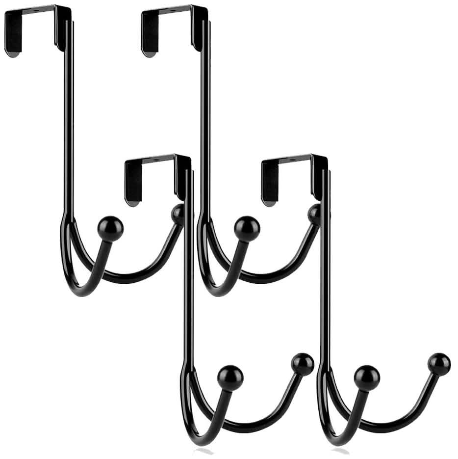 Metal Double Hanging Storage Hooks on Doors by DailySale