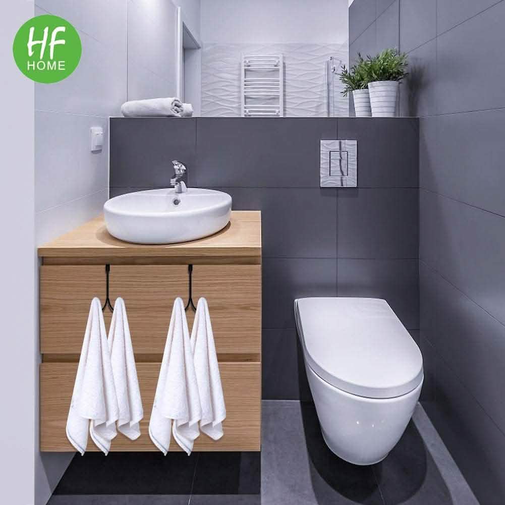Metal Double Hanging Storage Hooks on Doors by DailySale