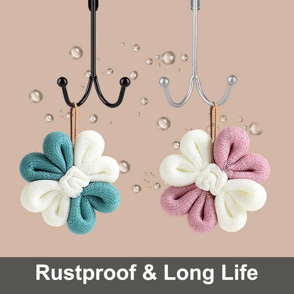 Metal Double Hanging Storage Hooks on Doors by DailySale