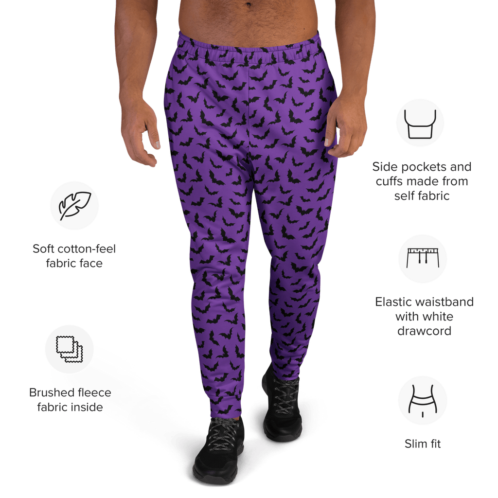 Midnight Bats Unisex Joggers by Goth Cloth Co.