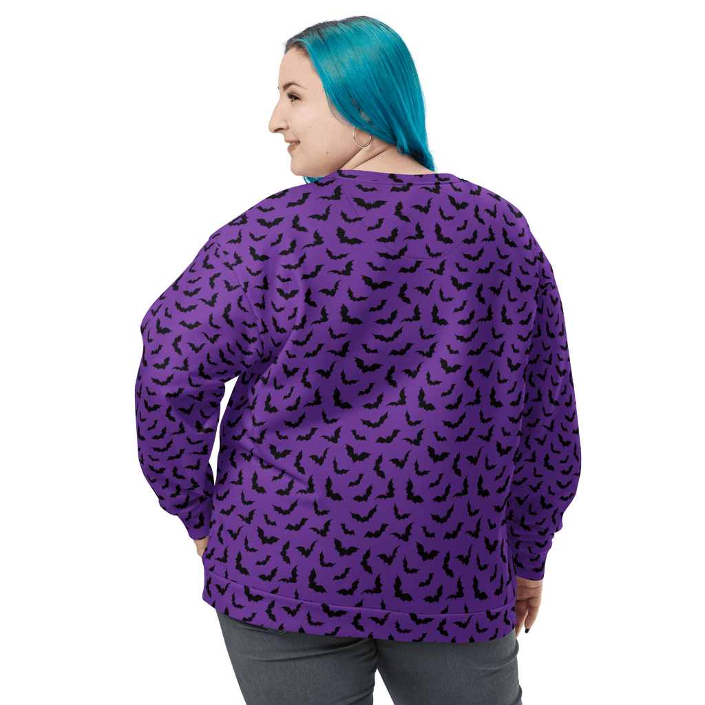Midnight Bats Unisex Sweatshirt by Goth Cloth Co.