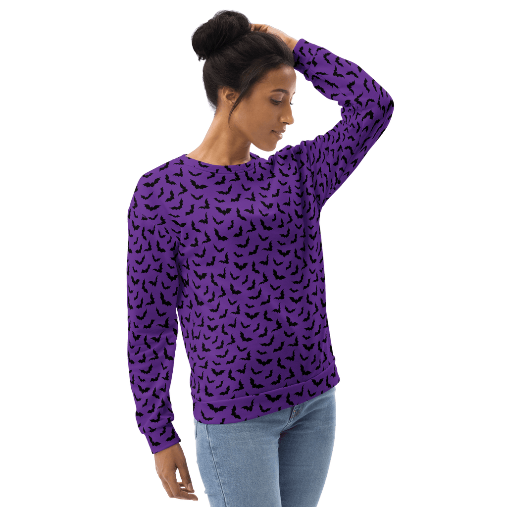 Midnight Bats Unisex Sweatshirt by Goth Cloth Co.