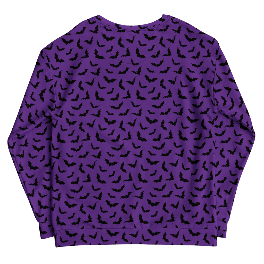 Midnight Bats Unisex Sweatshirt by Goth Cloth Co.
