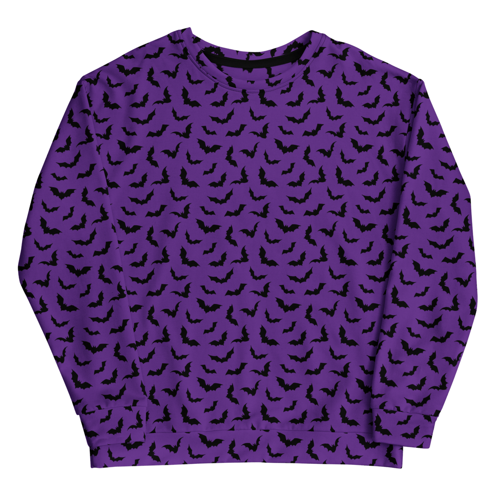 Midnight Bats Unisex Sweatshirt by Goth Cloth Co.