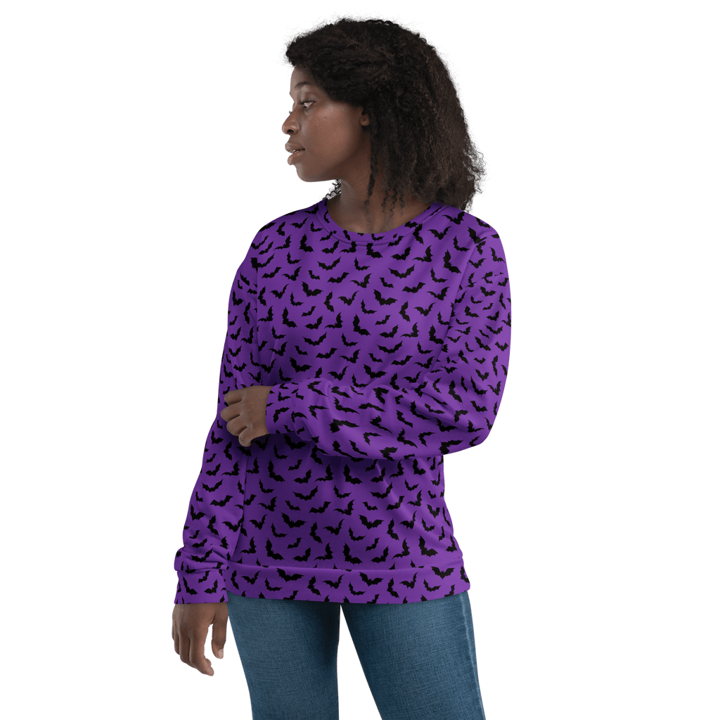 Midnight Bats Unisex Sweatshirt by Goth Cloth Co.