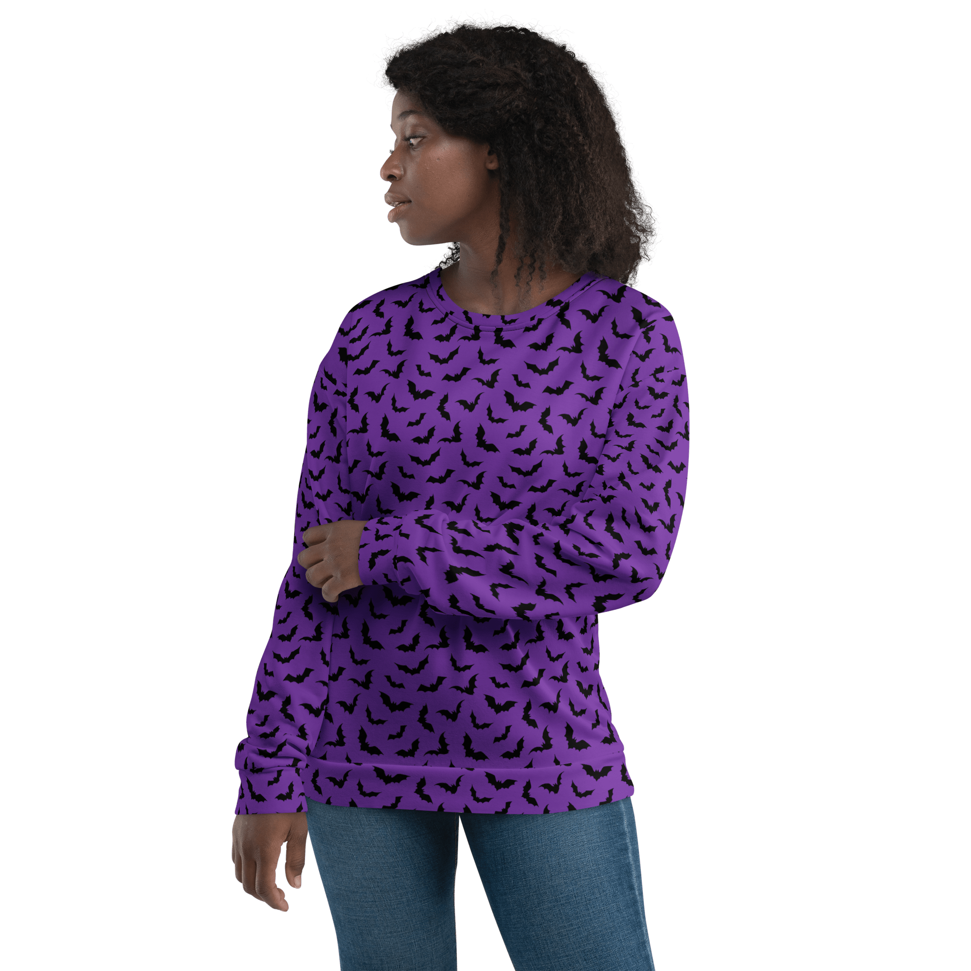 Midnight Bats Unisex Sweatshirt by Goth Cloth Co.
