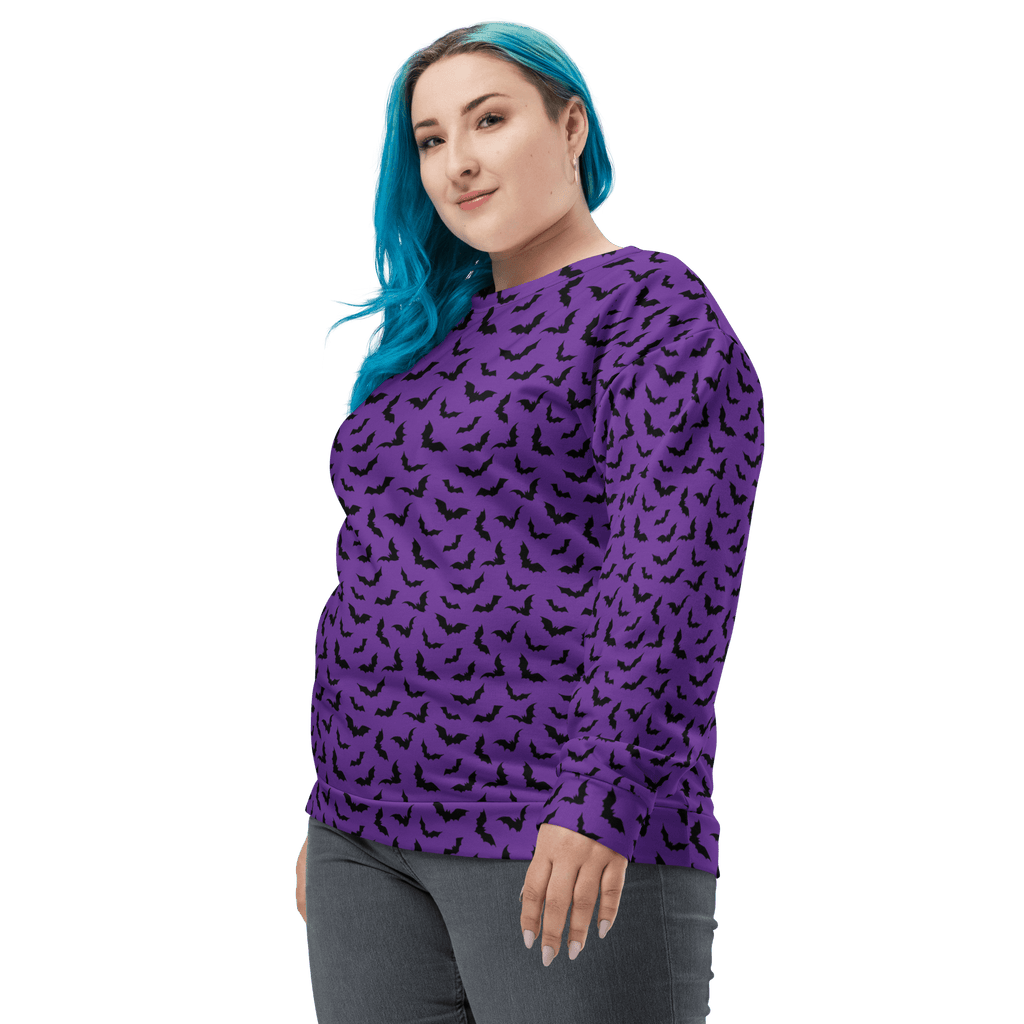 Midnight Bats Unisex Sweatshirt by Goth Cloth Co.