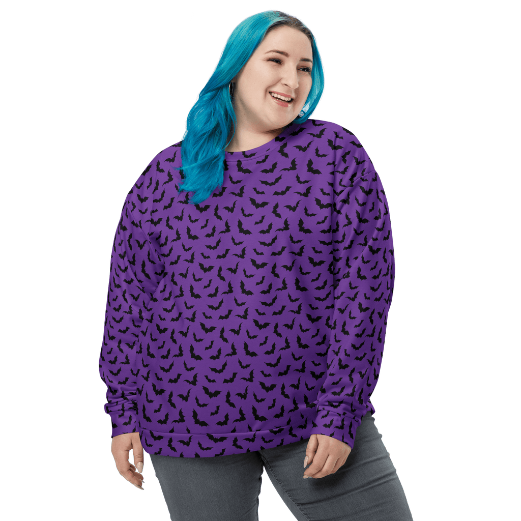 Midnight Bats Unisex Sweatshirt by Goth Cloth Co.
