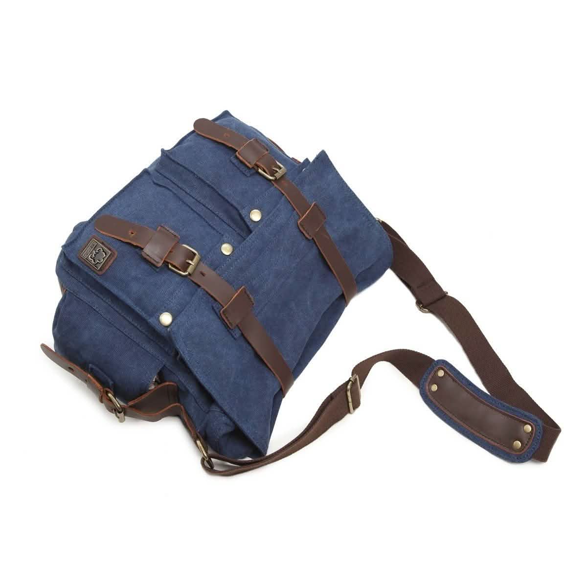 Military Vintage Canvas Crossbody Messenger Bag - Assorted Sizes by DailySale