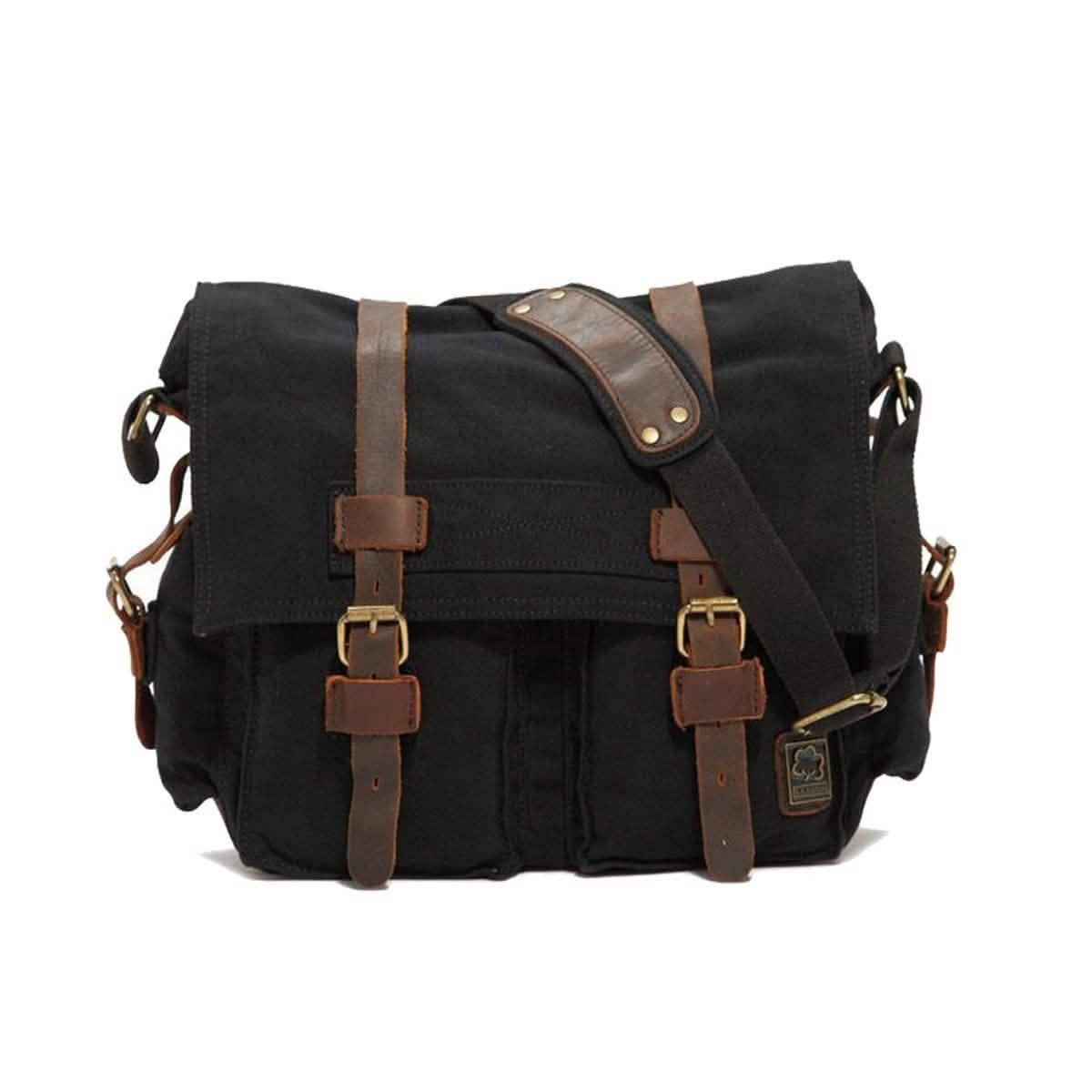 Military Vintage Canvas Crossbody Messenger Bag - Assorted Sizes by DailySale
