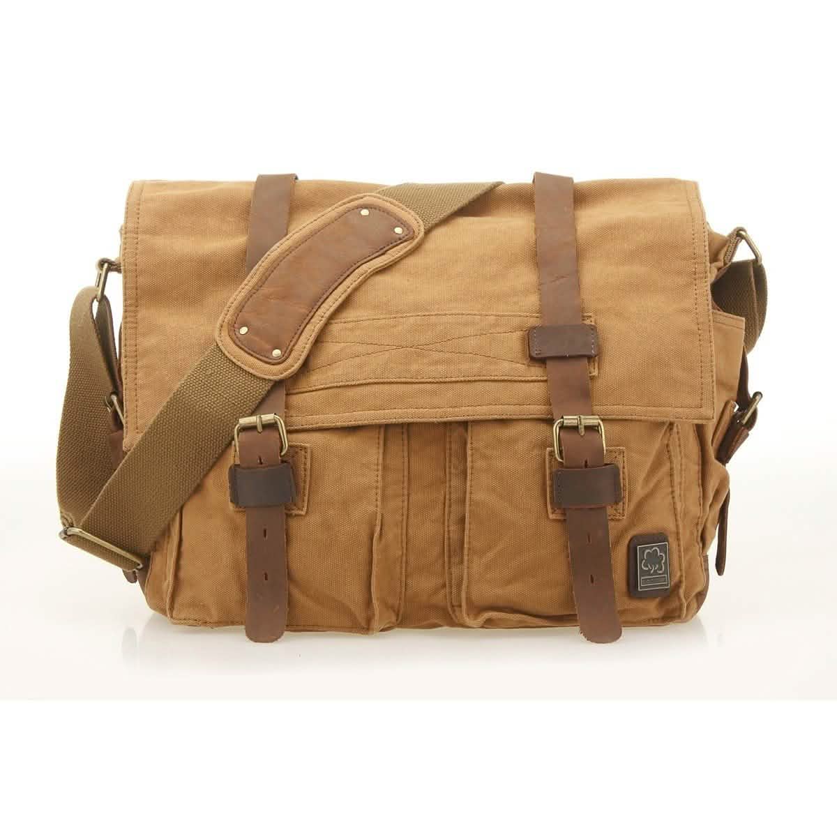 Military Vintage Canvas Crossbody Messenger Bag - Assorted Sizes by DailySale